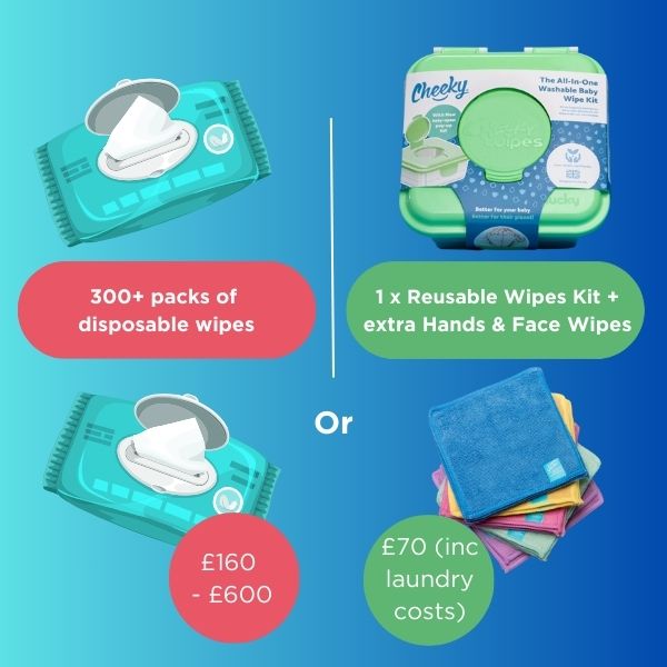 Are reusable wipes cheaper than disposable wipes?